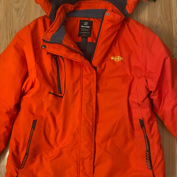 Wantdo Winter Puffer Jacket Red/Black Size Large - Picture 2 of 10